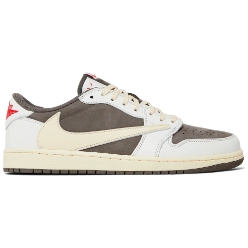 Женские кроссовки Travis Scott x Air Jordan 1 Low OG Reverse Mocha