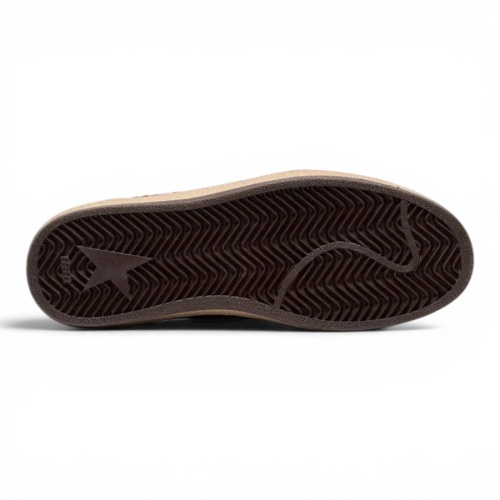 Кроссовки Golden Goose Ball Star in Brown Suede with Brown Leather Star