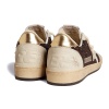 Кроссовки Golden Goose Ball Star in Glitter with Leather Star and Metallic Leather Heel Tab