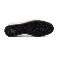 Golden Goose Mens Ball Star in Leather with Silver Inserts and Black Leather Star