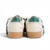 Кроссовки Golden Goose Ball Star LTD with Green Crocodile-Print Star and Heel Tab