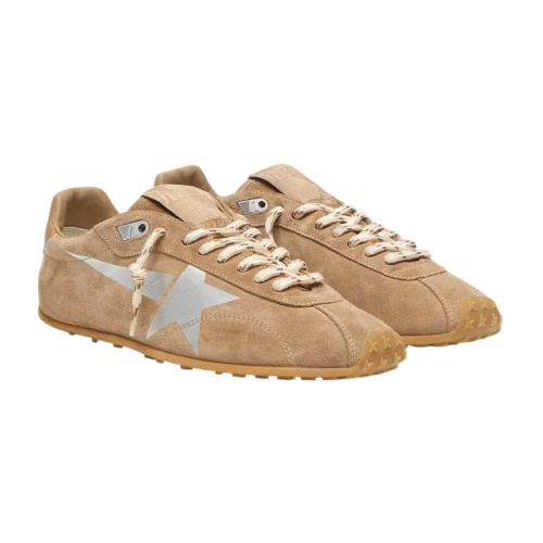 Кроссовки Golden Goose Marathon in Tobacco Suede with Silver Star