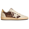 Кроссовки Golden Goose Ball Star in Glitter with Leather Star and Metallic Leather Heel Tab