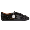 Кроссовки Golden Goose True-Star in Suede with Swarovski Crystal and Black Star