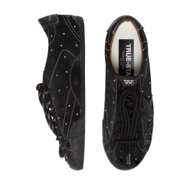 Golden Goose True-Star in Suede with Swarovski Crystal and Black Star