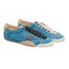 Кроссовки Golden Goose True-Star in Teal Suede with Black Star and Cream Heel Tab