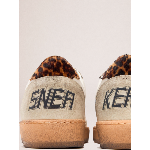 Женские кеды Golden Goose Super Star Beige Silver Glitter Star