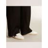 Женские кеды Golden Goose Ball Star Sneakers in White Leather With Crocodile-Effect Star and Gold Heel Tab
