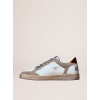 Мужские кеды Golden Goose Mens Ball Star in Beige Suede With Navy Blue Star