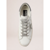 Мужские кеды Golden Goose Mens Super Star Sneakers in Grey Suede With Grey Heel Tab