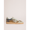 Мужские кеды Golden Goose Mens Ball Star in Brown Suede With Eggplant Star and Heel Tab