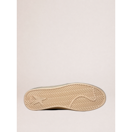 Golden Goose Mens Ball Star in Gray Suede With Gray Star