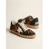 Женские кеды Golden Goose Ball Star Leopapd Print