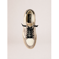 Golden Goose Mens Ball Star in Grey Suede With Grey Star