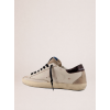 Мужские кеды Golden Goose Mens Super Star in leather with suede star and heel tab