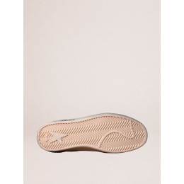 Golden Goose Ball Star in White Leather With Orange Star and Yellow Heel Tab