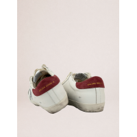 Golden Goose Super Star Beige Silver Glitter Star