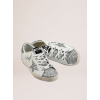 Женские кеды Golden Goose Super Star Wmns White Silver Glitters