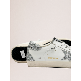 Golden Goose Super Star Wmns White Silver Glitters