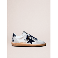 Golden Goose Ball Star Blue Leather Star