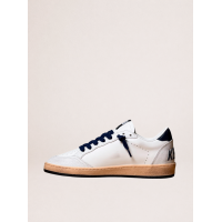 Golden Goose Ball Star Blue Leather Star