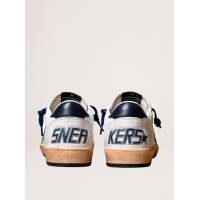 Golden Goose Ball Star Blue Leather Star