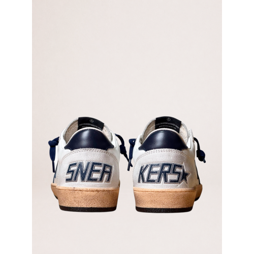 Женские кеды Golden Goose Ball Star Blue Leather Star