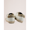 Женские кеды Golden Goose Old School With Gold Star in Laminated Leather