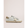 Женские кеды Golden Goose Old School With Gold Star in Laminated Leather