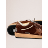 Мужские кеды Golden Goose Mens Ball Star in Brown Suede With Brown Leather Star and Heel Tab