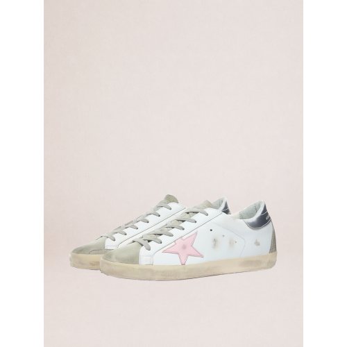 Женские кеды Golden Goose Super Star Pink Star