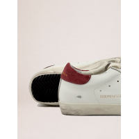 Golden Goose Super Star Beige Silver Glitter Star