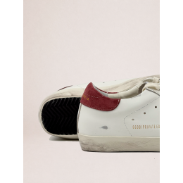Golden Goose Super Star Beige Silver Glitter Star