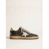 Женские кеды Golden Goose Ball Star Brown Nappa