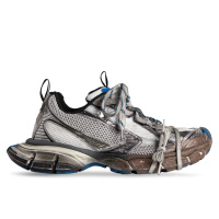 Balenciaga 3XL Sneaker Worn Out Dark Grey Blue