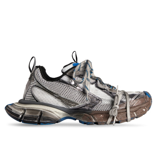 Мужские кроссовки Balenciaga 3XL Sneaker Worn Out Dark Grey Blue