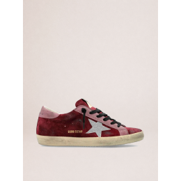 Golden Goose Super Star Suede Burgundy