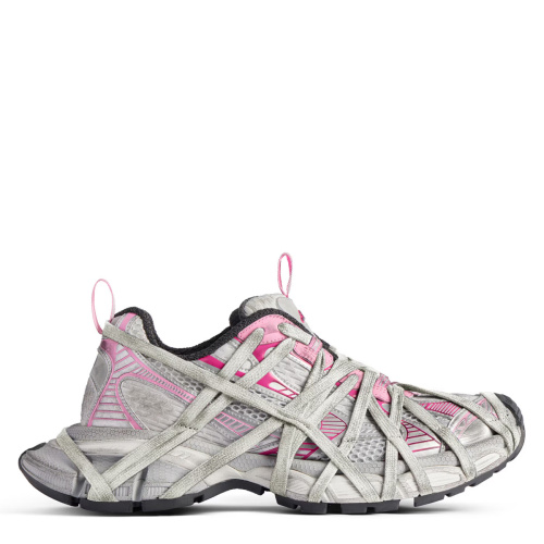Женские кроссовки Balenciaga 3XL Extreme Lace Sneaker White Pink Grey