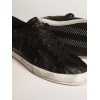 Мужские кеды Golden Goose Mens Super Star In Black Nappa With Black Suede Star And Heel Tab