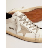 Мужские кеды Golden Goose Mens Super Star With Black Heel Tab And Metal Stud Lettering