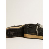 Мужские кеды Golden Goose Mens Ball Star In Black Nappa With Suede Star And Nappa Heel Tab
