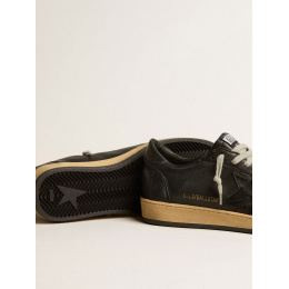 Golden Goose Mens Ball Star In Black Nappa With Suede Star And Nappa Heel Tab