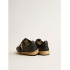 Мужские кеды Golden Goose Mens Ball Star In Black Nappa With Suede Star And Nappa Heel Tab