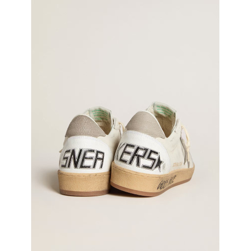 Женские кеды Golden Goose Ball Star In Nappa Leather With Gray Nubuck Star And Heel Tab