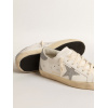 Женские кеды Golden Goose Super Star With Silver Swarovski Crystal Star And Heel Tab