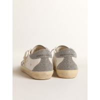 Golden Goose Super Star With Silver Swarovski Crystal Star And Heel Tab