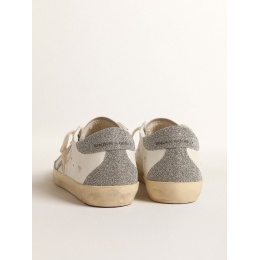 Golden Goose Super Star With Silver Swarovski Crystal Star And Heel Tab