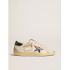 Женские кеды Golden Goose Super Star Ltd With Blue Leather Star And Decorative Studs