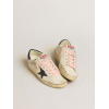 Женские кеды Golden Goose Super Star Ltd With Blue Leather Star And Decorative Studs
