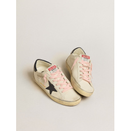 Golden Goose Super Star Ltd With Blue Leather Star And Decorative Studs